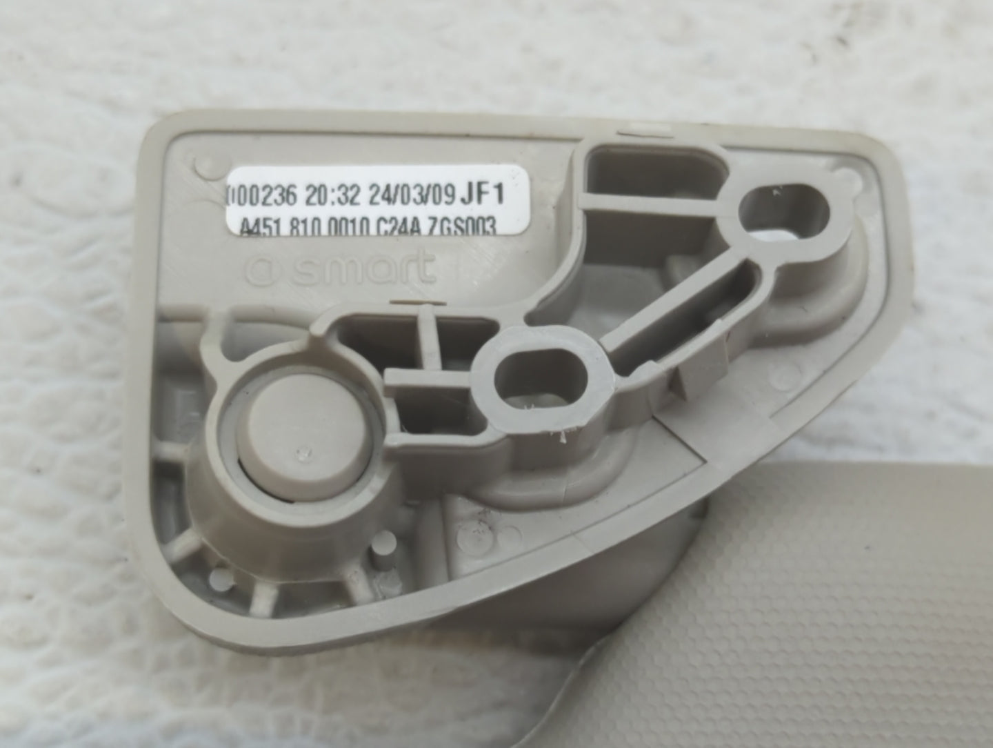 2015 Smart Fortwo Sun Visor Shade Replacement Passenger Right Mirror Fits OEM Used Auto Parts - Oemusedautoparts1.com