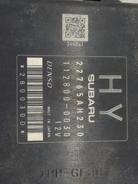 2015 Subaru Brz PCM Engine Control Computer ECU ECM PCU OEM P/N:22765AH230 112800-0030 Fits OEM Used Auto Parts - Oemusedaut