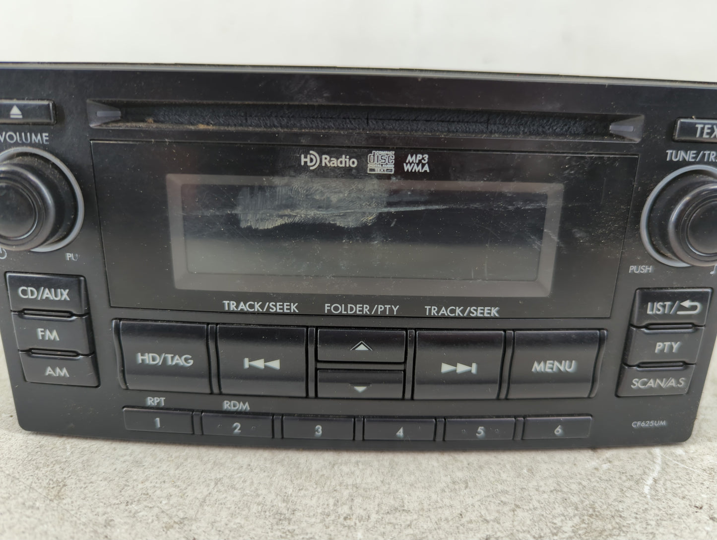 2015 Subaru Forester Radio AM FM Cd Player Receiver Replacement P/N:86201SG620 Fits OEM Used Auto Parts - Oemusedautoparts1.