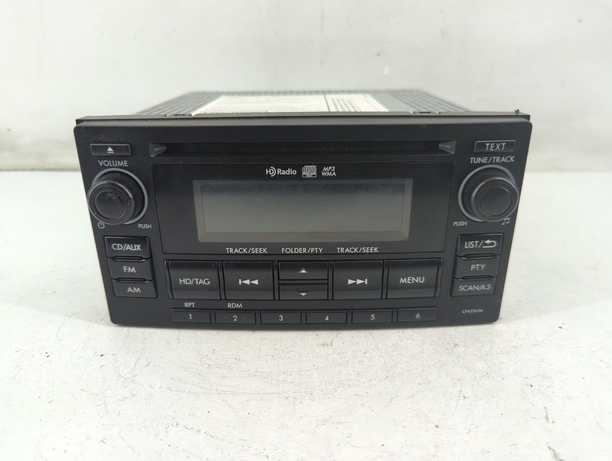 2014-2015 Subaru Forester Radio AM FM Cd Player Receiver Replacement P/N:86201SG620 86201SG600 Fits Fits 2014 2015 OEM Used 