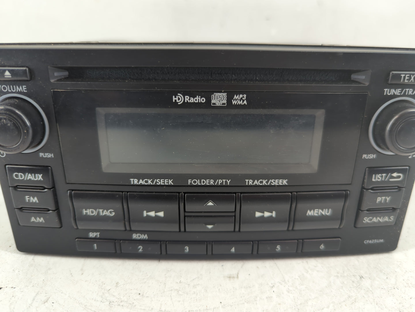 2015 Subaru Forester Radio AM FM Cd Player Receiver Replacement P/N:86201SG620 86201SG600 Fits OEM Used Auto Parts - Oemused