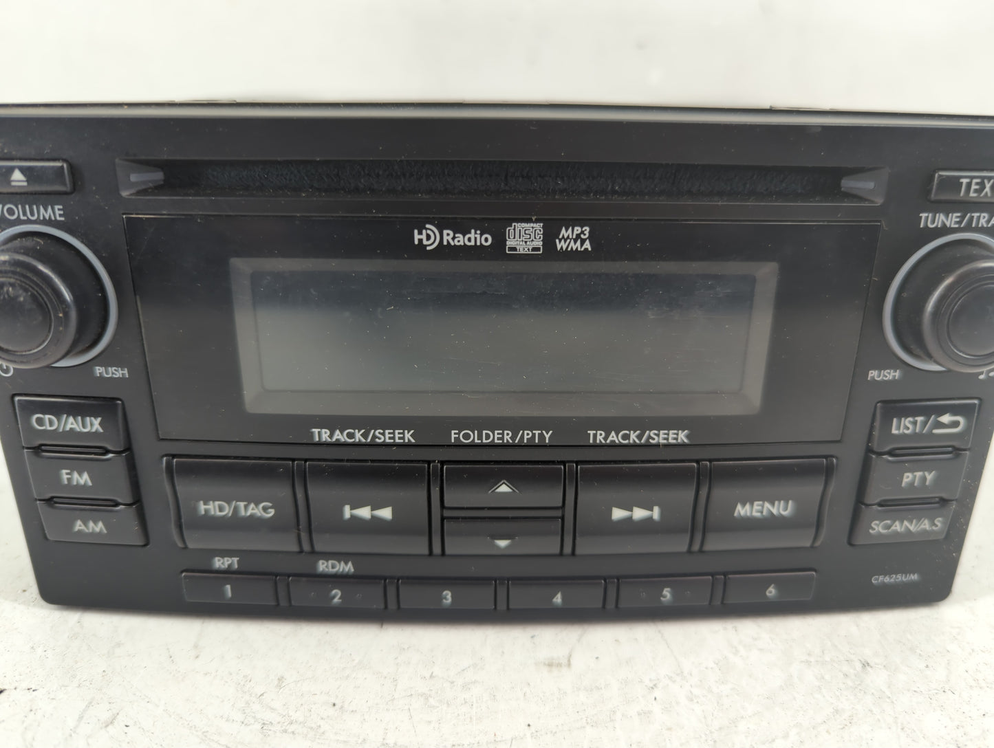 2015 Subaru Forester Radio AM FM Cd Player Receiver Replacement P/N:86201SG620 86201SG600 Fits OEM Used Auto Parts - Oemused