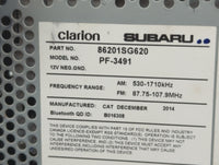 2014-2015 Subaru Forester Radio AM FM Cd Player Receiver Replacement P/N:86201SG620 86201SG600 Fits Fits 2014 2015 OEM Used 