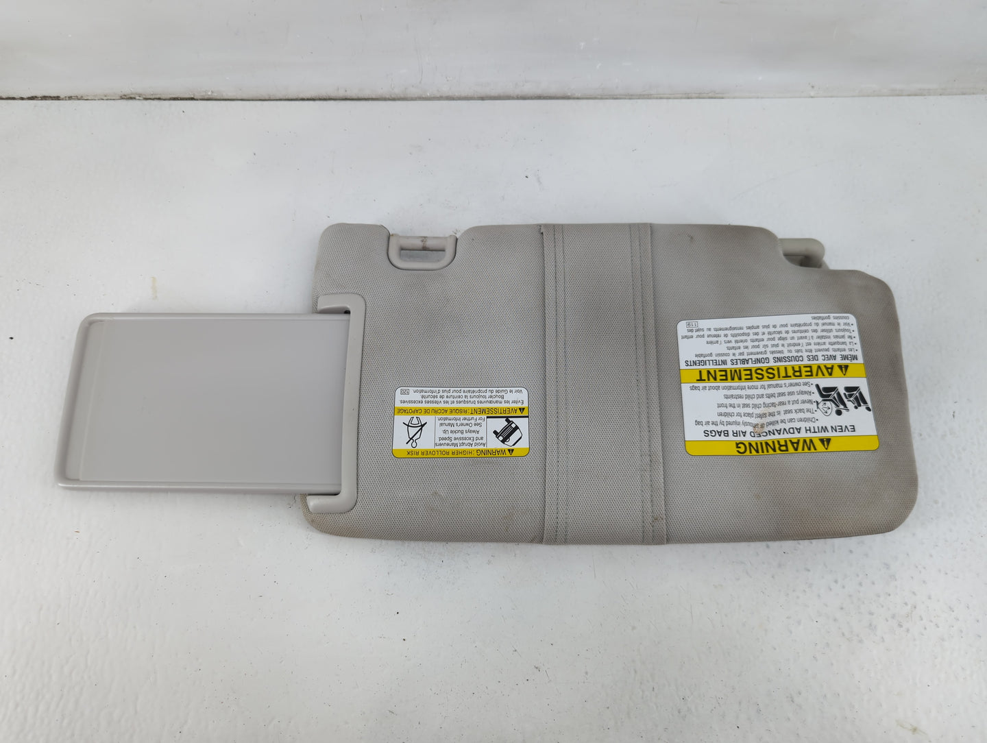 2015 Subaru Forester Sun Visor Shade Replacement Driver Left Mirror Fits OEM Used Auto Parts - Oemusedautoparts1.com