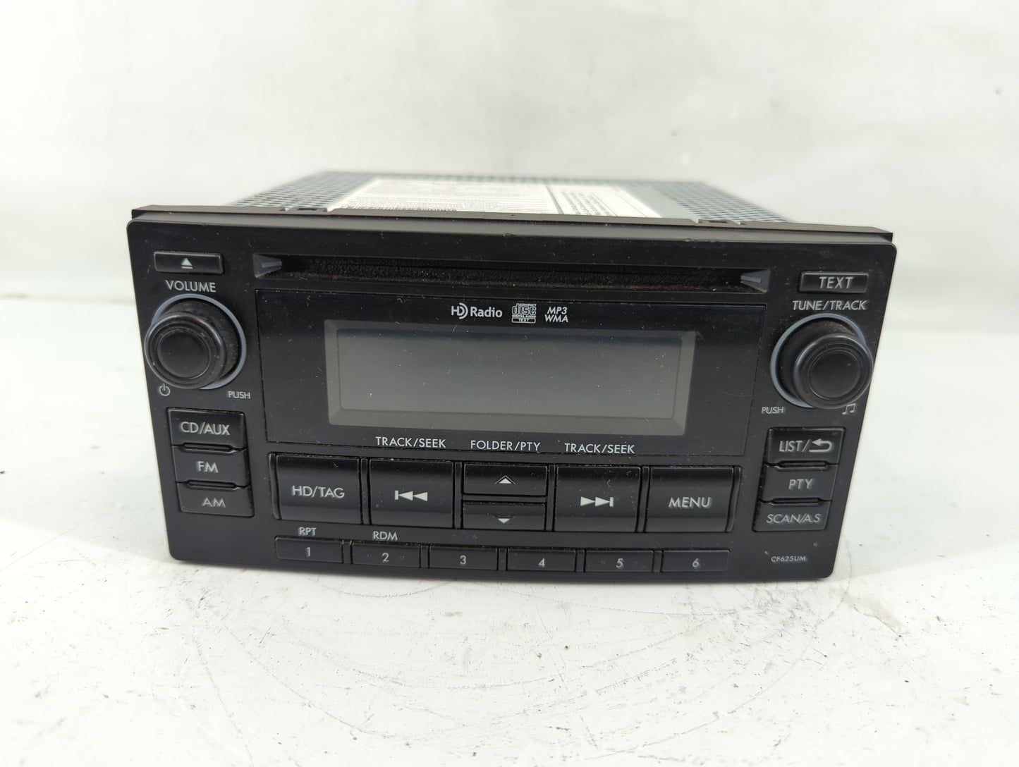 2015 Subaru Forester Radio AM FM Cd Player Receiver Replacement P/N:86201SG620 Fits OEM Used Auto Parts - Oemusedautoparts1.