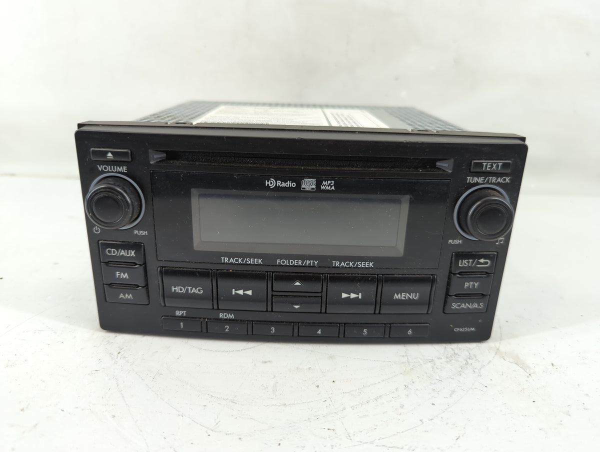 2014-2015 Subaru Forester Radio AM FM Cd Player Receiver Replacement P/N:86201SG620 Fits Fits 2014 2015 OEM Used Auto Parts 