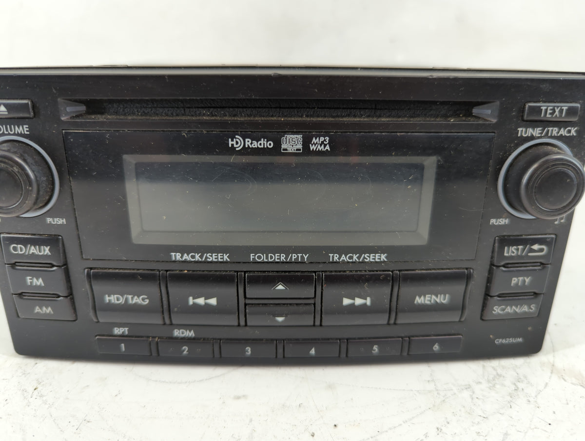 2014-2015 Subaru Forester Radio AM FM Cd Player Receiver Replacement P/N:86201SG620 Fits Fits 2014 2015 OEM Used Auto Parts 