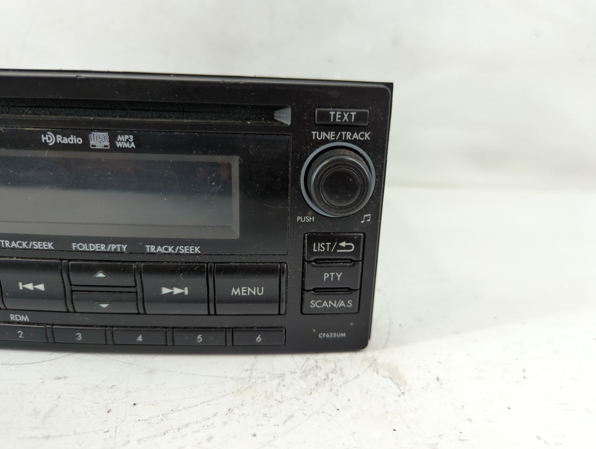 2014-2015 Subaru Forester Radio AM FM Cd Player Receiver Replacement P/N:86201SG620 Fits Fits 2014 2015 OEM Used Auto Parts 