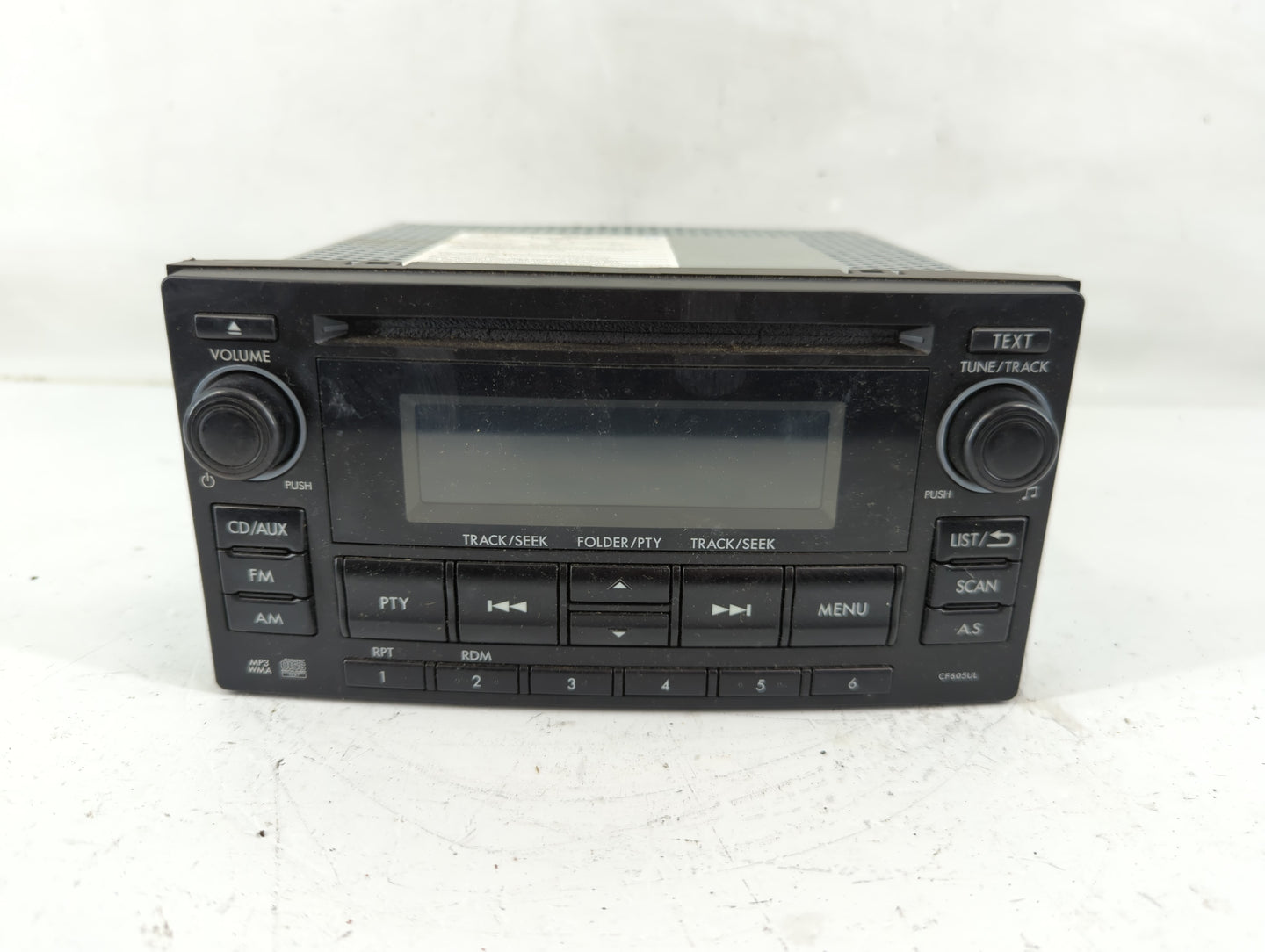 2015 Subaru Forester Radio AM FM Cd Player Receiver Replacement P/N:86201SG620 86201SG600 Fits OEM Used Auto Parts - Oemused