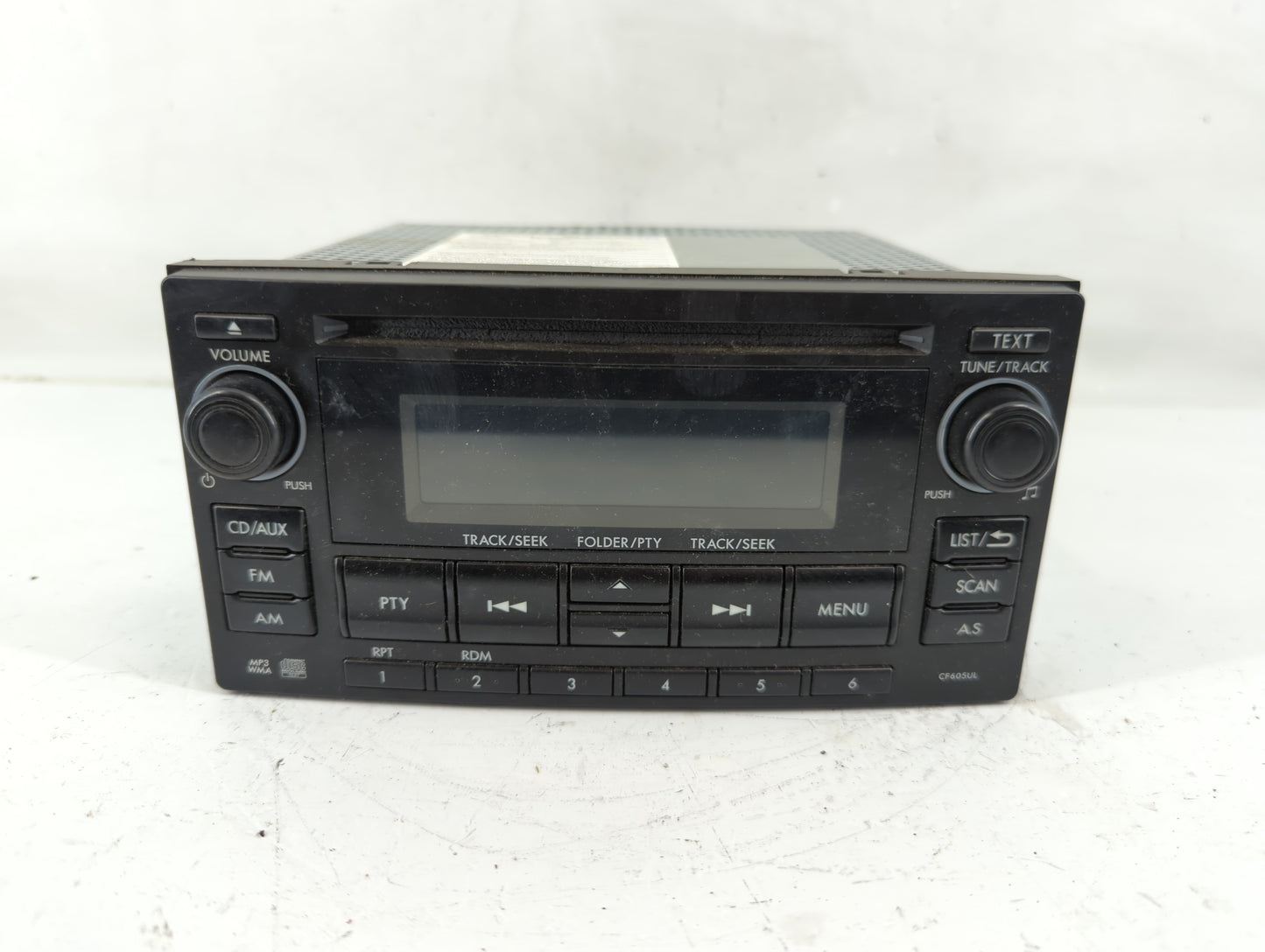 2015 Subaru Forester Radio AM FM Cd Player Receiver Replacement P/N:86201SG620 86201SG600 Fits OEM Used Auto Parts - Oemused