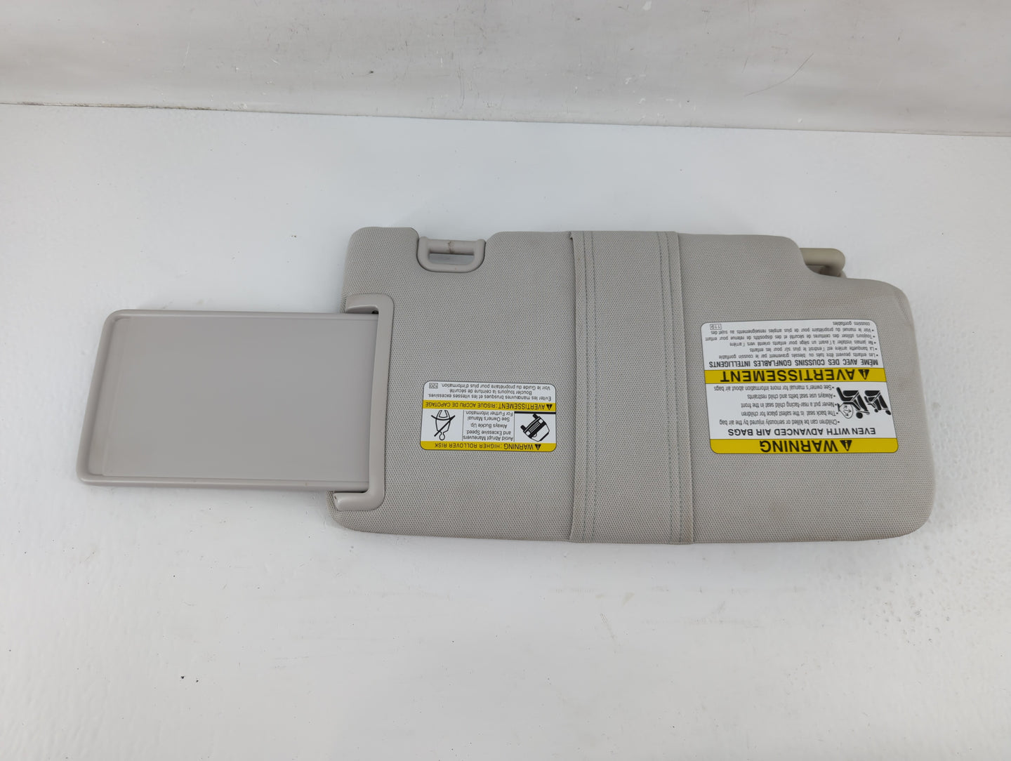2015 Subaru Forester Sun Visor Shade Replacement Driver Left Mirror Fits OEM Used Auto Parts - Oemusedautoparts1.com