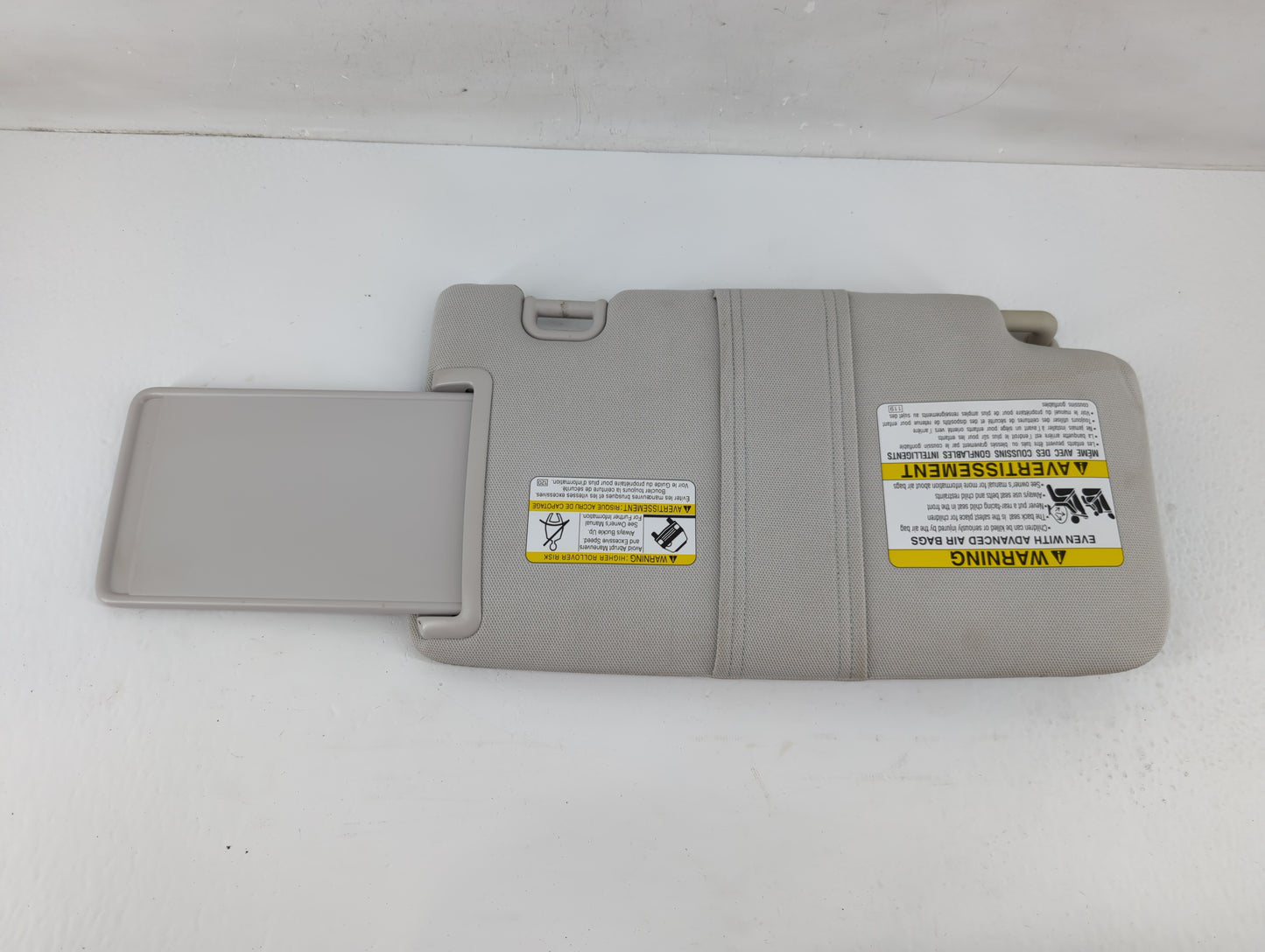 2015 Subaru Forester Sun Visor Shade Replacement Driver Left Mirror Fits OEM Used Auto Parts - Oemusedautoparts1.com