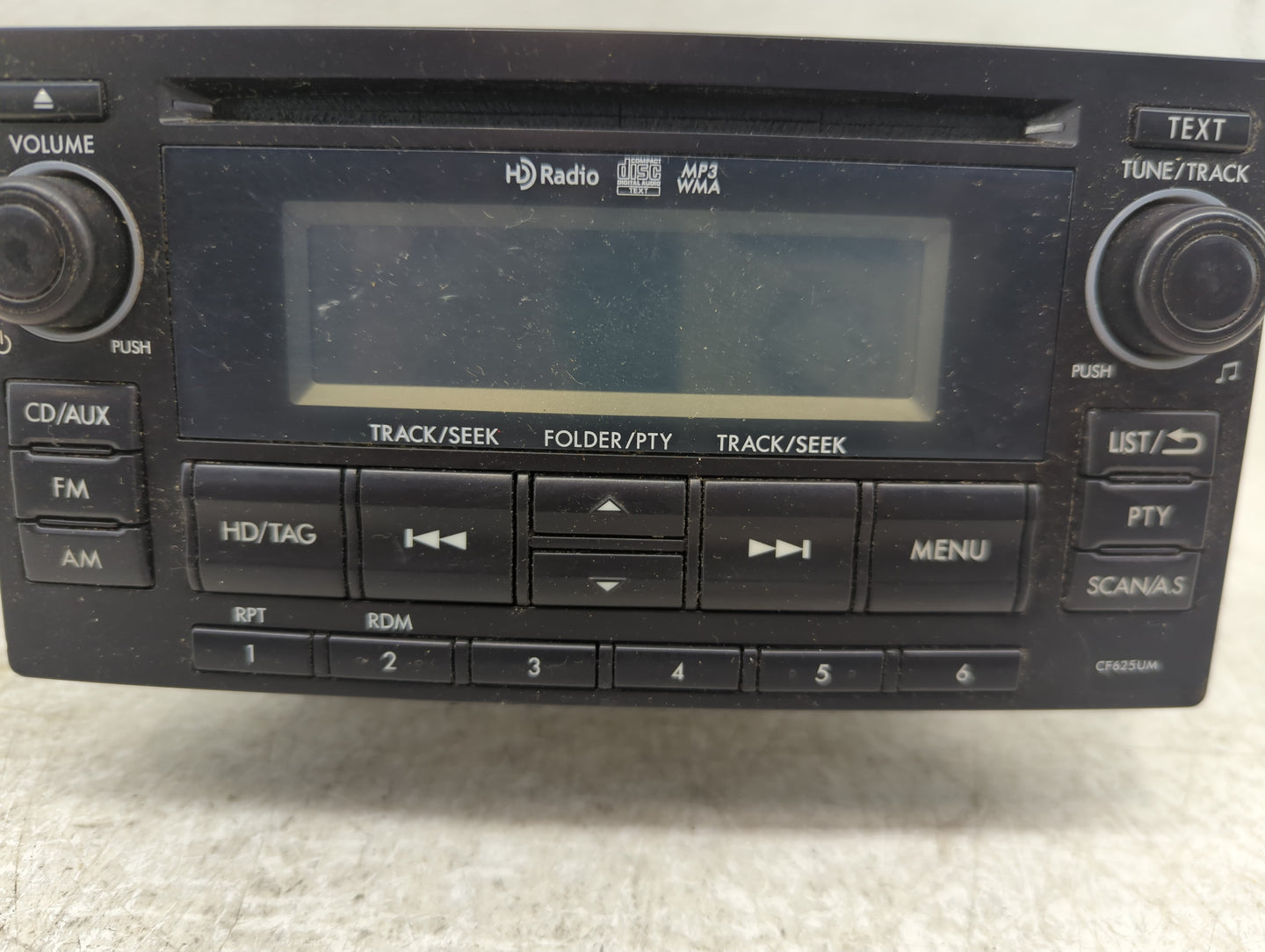 2015 Subaru Forester Radio AM FM Cd Player Receiver Replacement P/N:86201SG620 Fits OEM Used Auto Parts - Oemusedautoparts1.