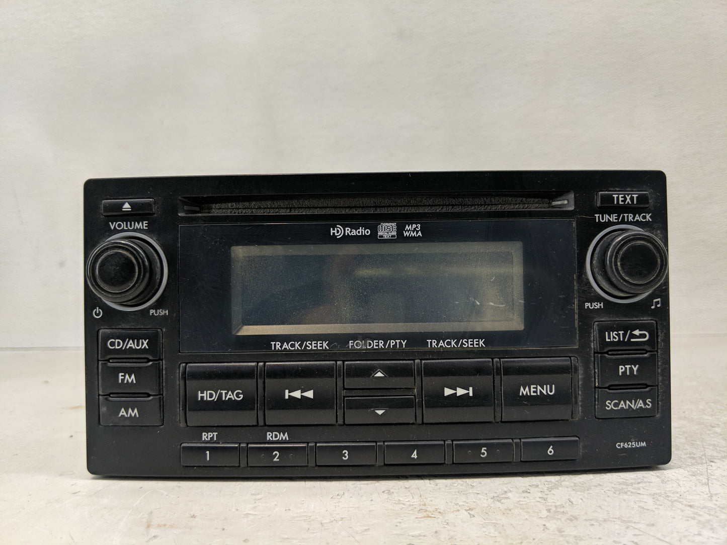 2015 Subaru Forester Radio AM FM Cd Player Receiver Replacement P/N:86201SG620 Fits OEM Used Auto Parts - Oemusedautoparts1.