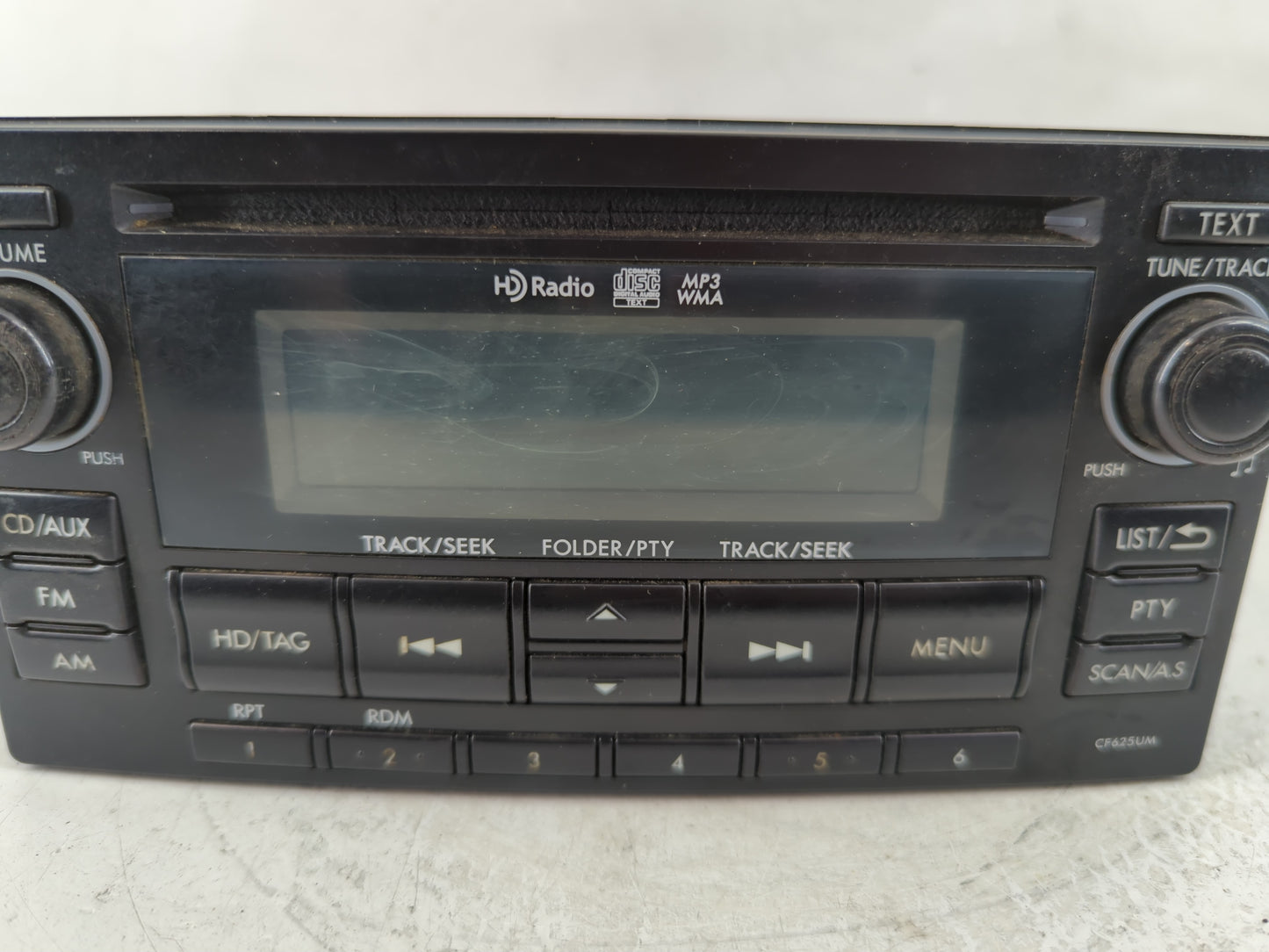 2015 Subaru Forester Radio AM FM Cd Player Receiver Replacement P/N:86201SG620 Fits OEM Used Auto Parts - Oemusedautoparts1.