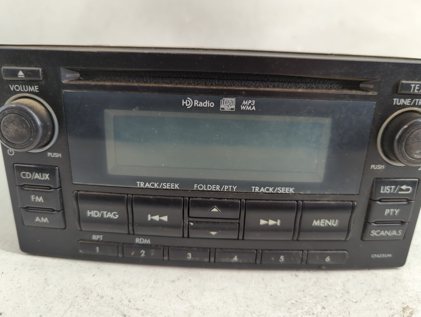 2015 Subaru Forester Radio AM FM Cd Player Receiver Replacement P/N:86201SG620 Fits OEM Used Auto Parts - Oemusedautoparts1.