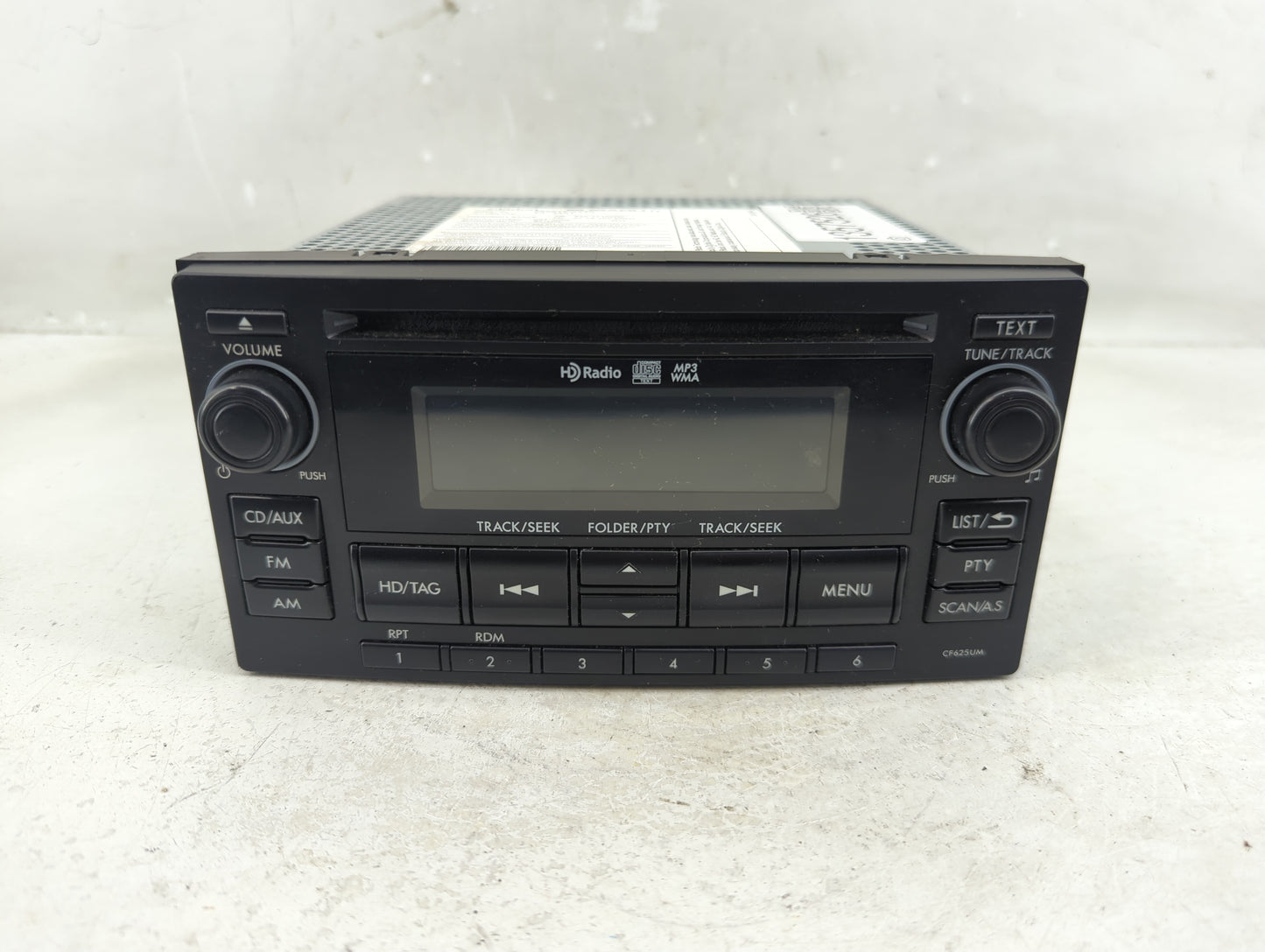 2015 Subaru Forester Radio AM FM Cd Player Receiver Replacement P/N:86201SG620 86271SC600 Fits OEM Used Auto Parts - Oemused