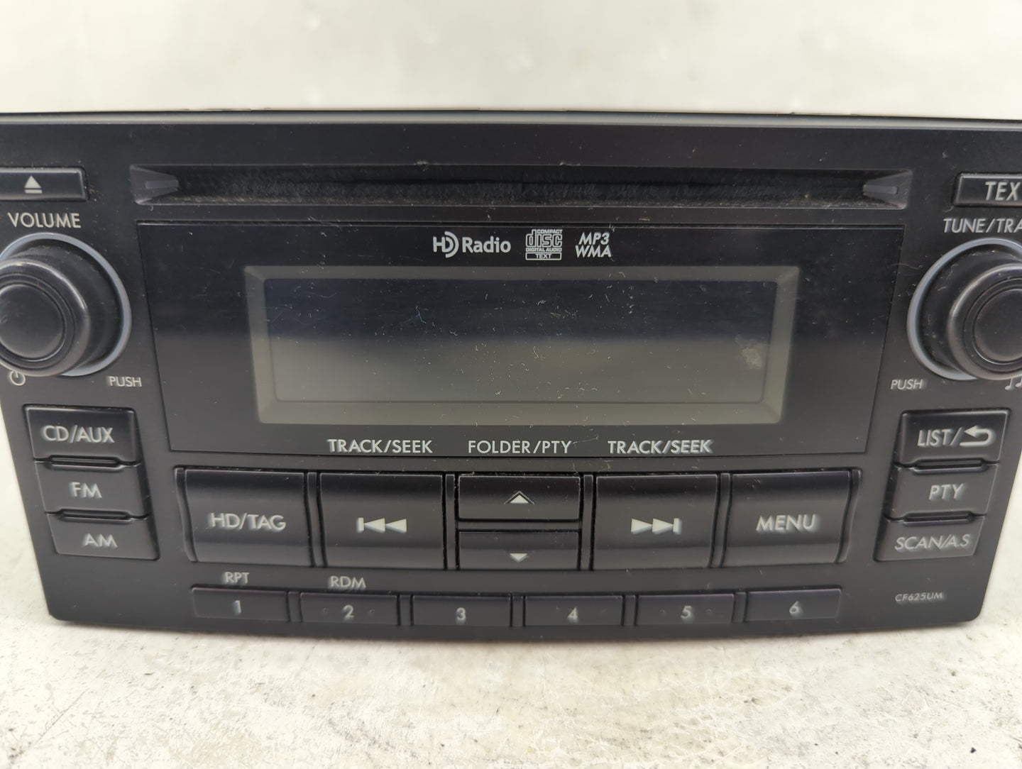 2015 Subaru Forester Radio AM FM Cd Player Receiver Replacement P/N:86201SG620 86271SC600 Fits OEM Used Auto Parts - Oemused