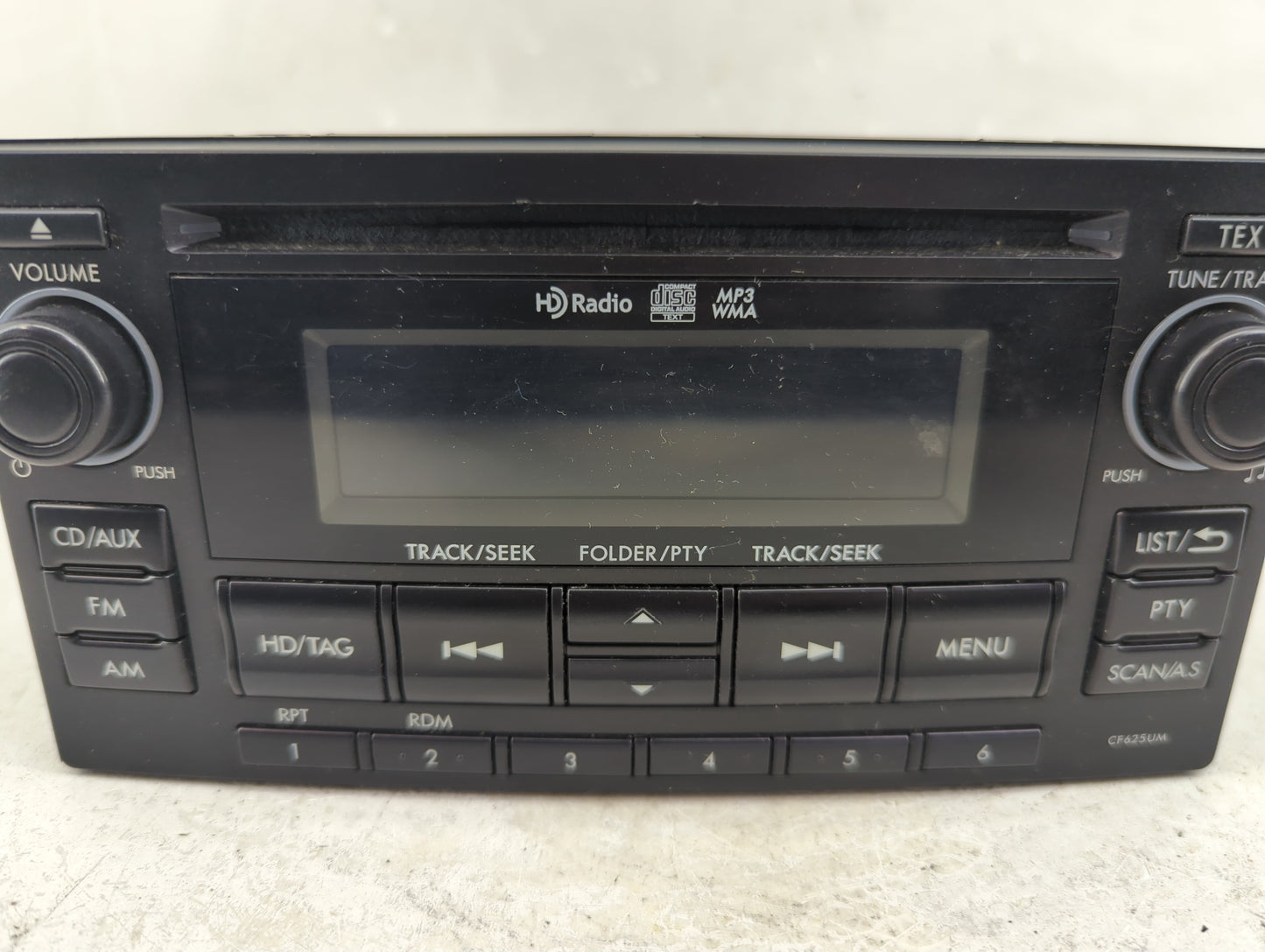 2015 Subaru Forester Radio AM FM Cd Player Receiver Replacement P/N:86201SG620 86271SC600 Fits OEM Used Auto Parts - Oemused