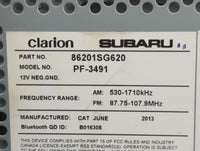 2015 Subaru Forester Radio AM FM Cd Player Receiver Replacement P/N:86201SG620 86271SC600 Fits OEM Used Auto Parts - Oemused