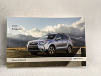 2015 Subaru Forester Owners Manual Book Guide P/N:MSA5M1503A OEM Used Auto Parts - Oemusedautoparts1.com