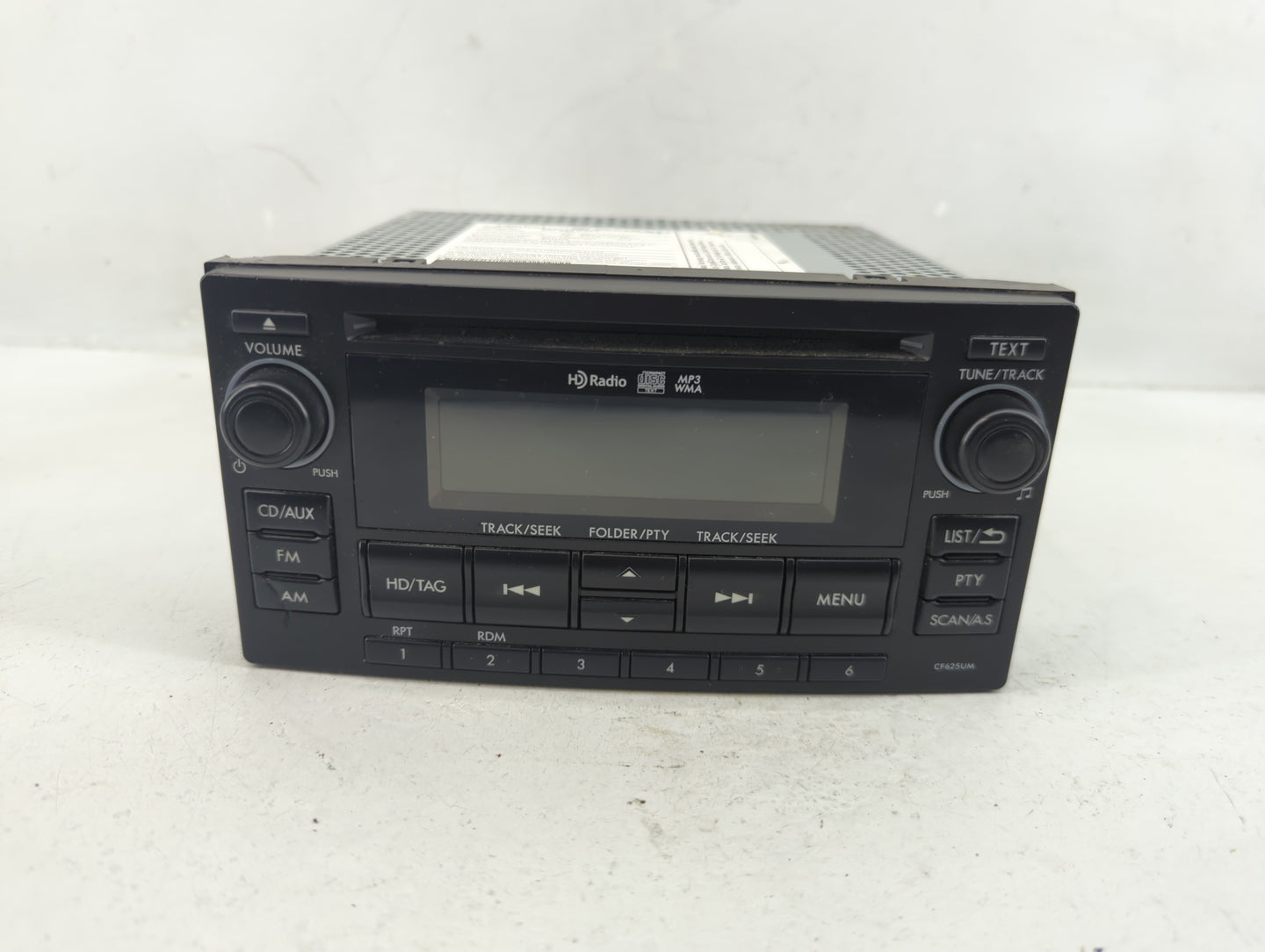 2015 Subaru Forester Radio AM FM Cd Player Receiver Replacement P/N:86201SG620 Fits OEM Used Auto Parts - Oemusedautoparts1.