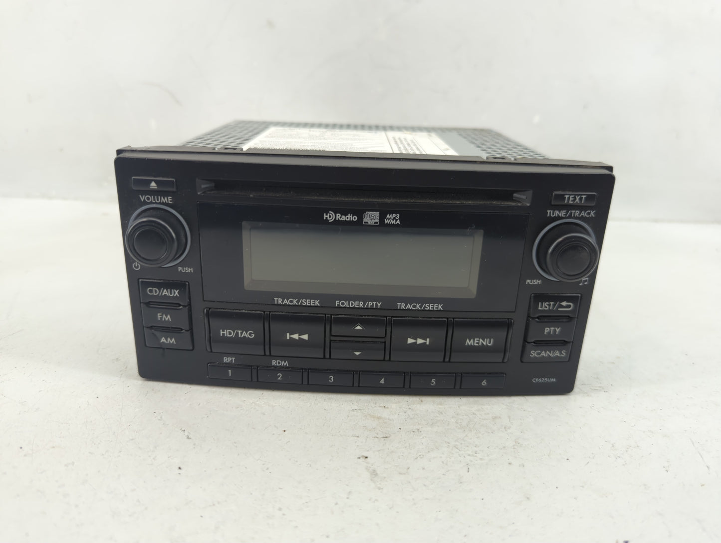 2015 Subaru Forester Radio AM FM Cd Player Receiver Replacement P/N:86201SG620 Fits OEM Used Auto Parts - Oemusedautoparts1.