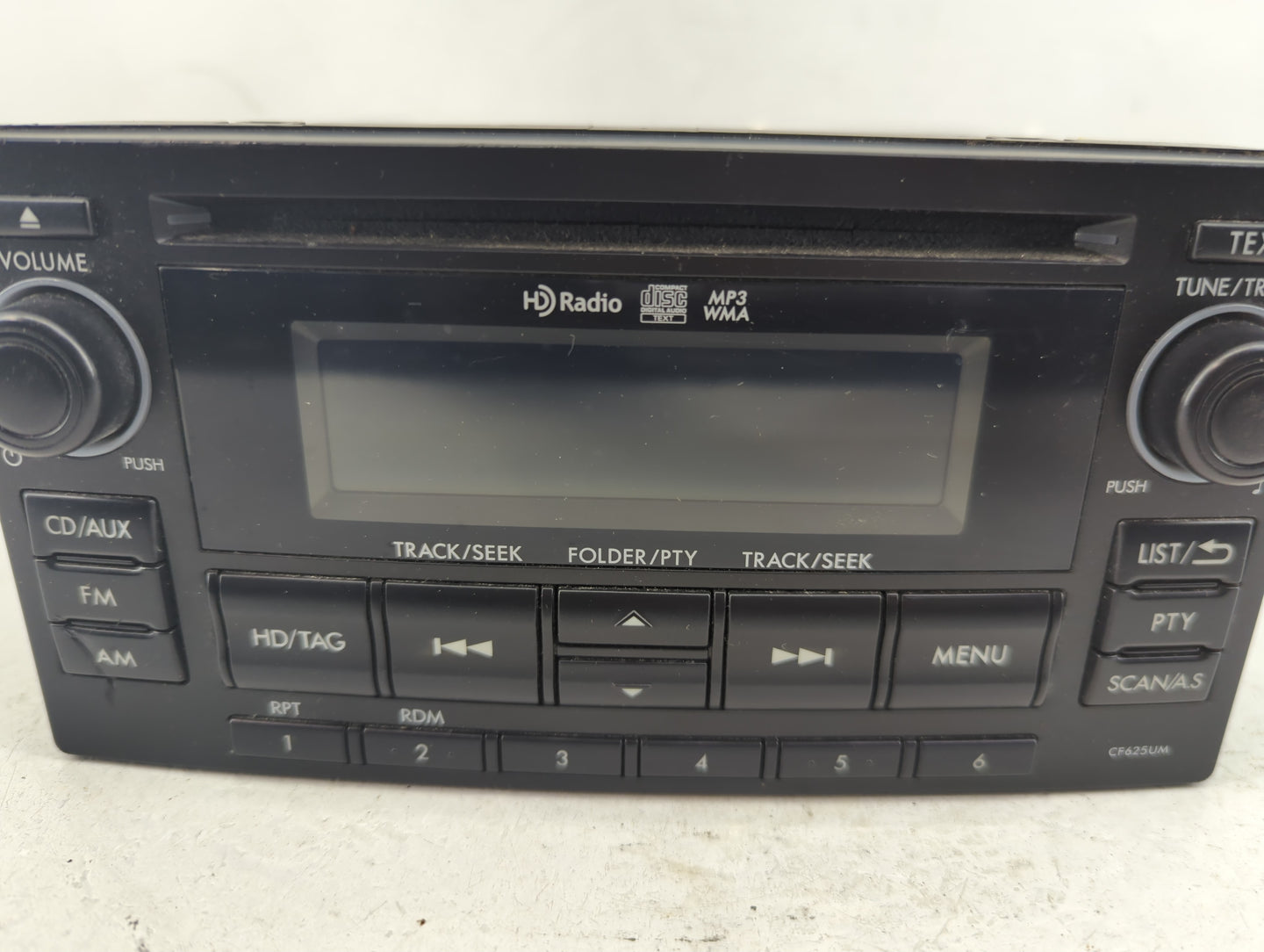 2015 Subaru Forester Radio AM FM Cd Player Receiver Replacement P/N:86201SG620 Fits OEM Used Auto Parts - Oemusedautoparts1.