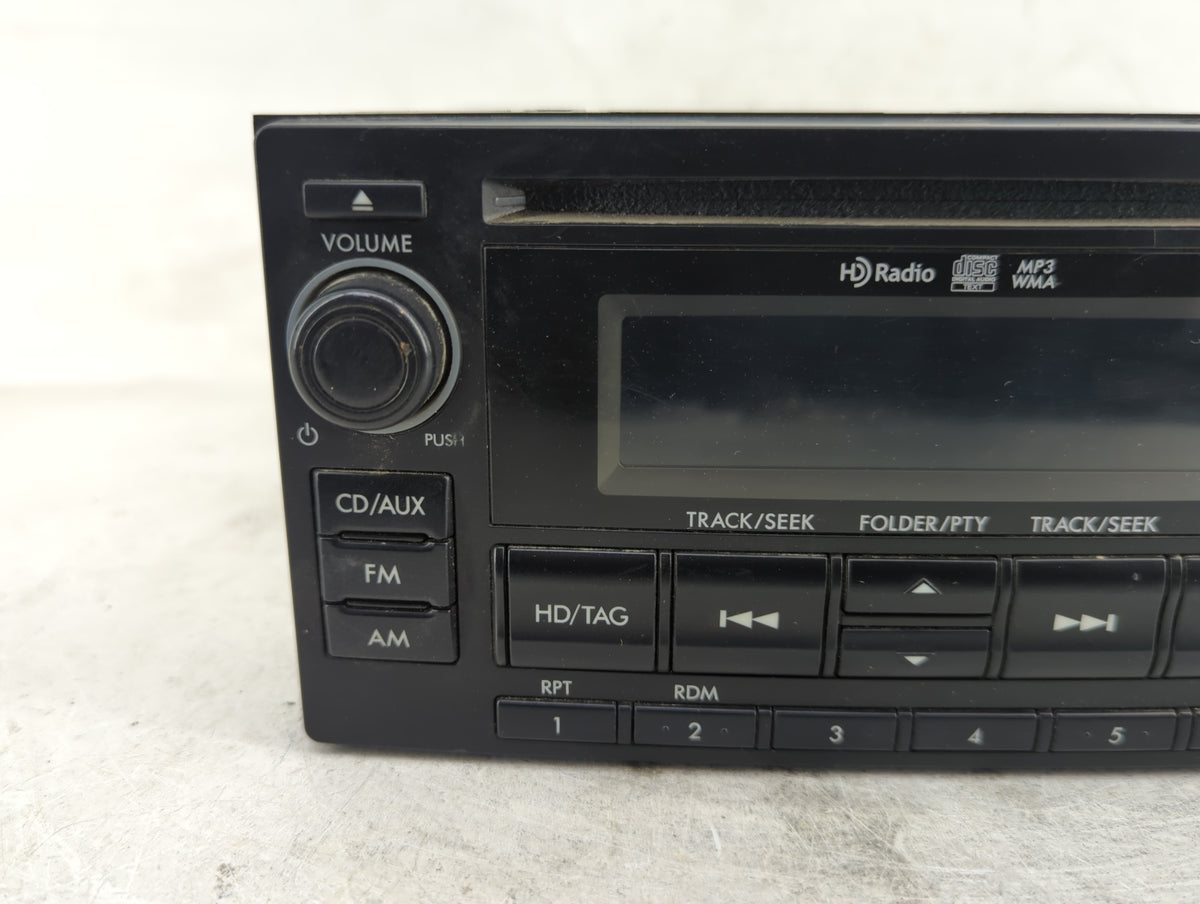 2014-2015 Subaru Forester Radio AM FM Cd Player Receiver Replacement P/N:86201SG620 Fits Fits 2014 2015 OEM Used Auto Parts 