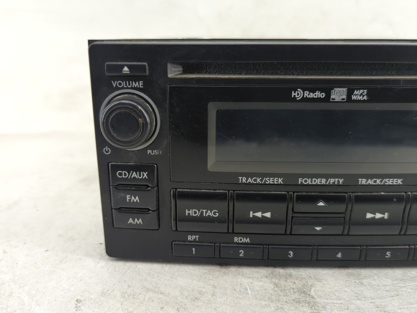 2015 Subaru Forester Radio AM FM Cd Player Receiver Replacement P/N:86201SG620 Fits OEM Used Auto Parts - Oemusedautoparts1.