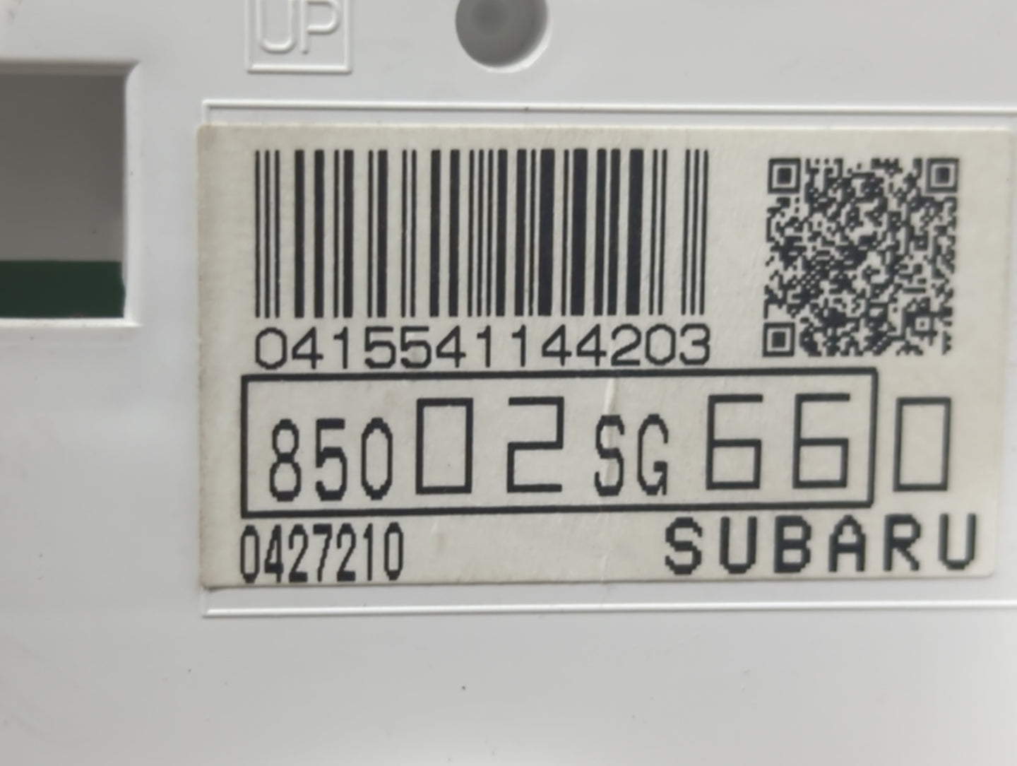 2015 Subaru Forester Instrument Cluster Speedometer Gauges P/N:85002SG660 Fits OEM Used Auto Parts - Oemusedautoparts1.com