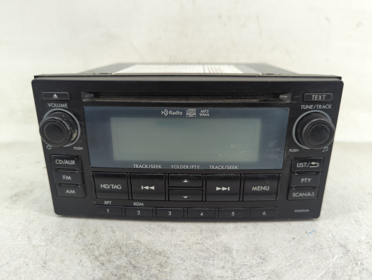 2014-2015 Subaru Forester Radio AM FM Cd Player Receiver Replacement P/N:86201SG620 Fits Fits 2014 2015 OEM Used Auto Parts 