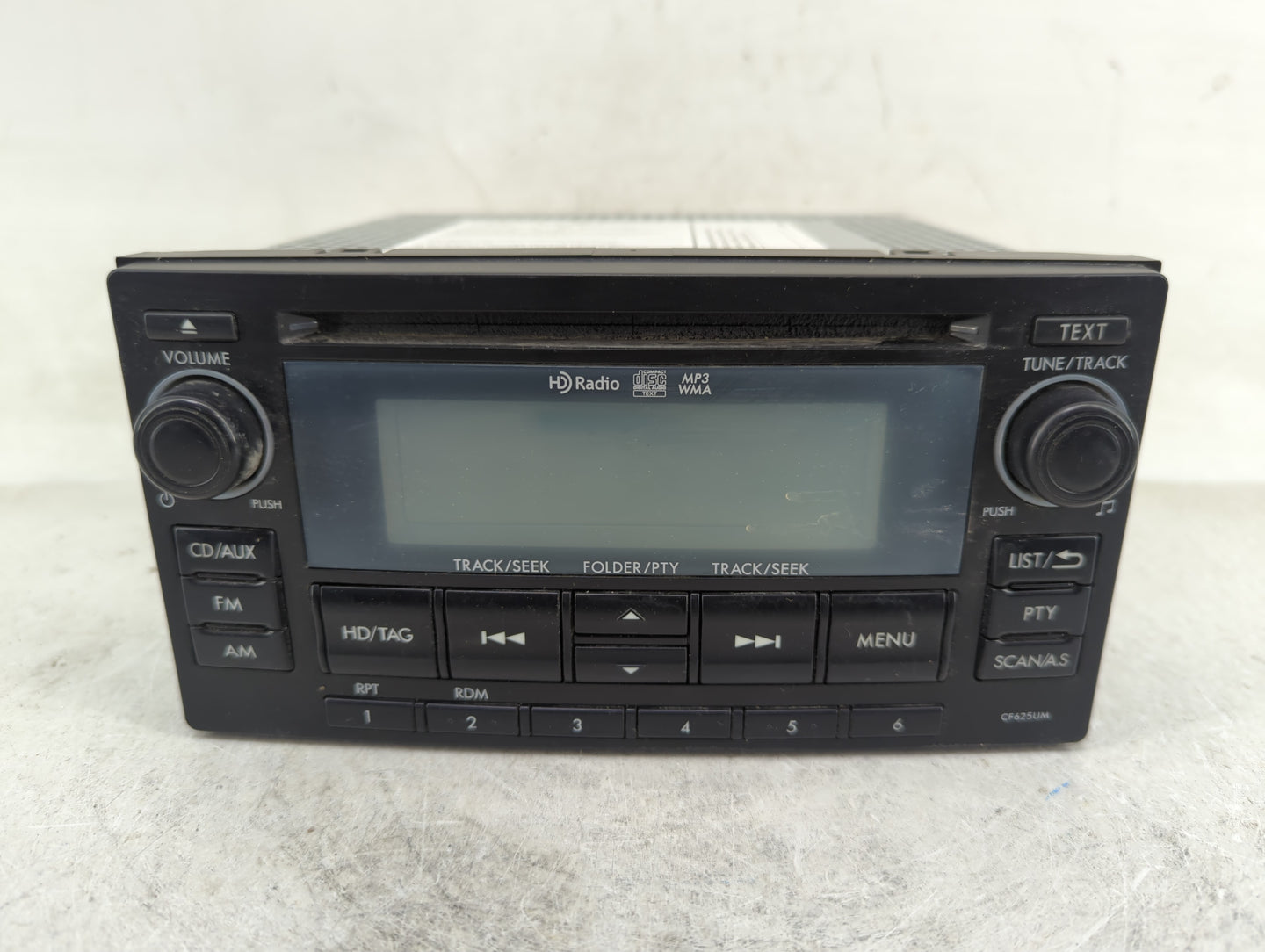 2015 Subaru Forester Radio AM FM Cd Player Receiver Replacement P/N:86201SG620 Fits OEM Used Auto Parts - Oemusedautoparts1.