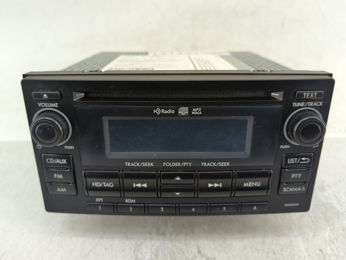 2015 Subaru Forester Radio AM FM Cd Player Receiver Replacement P/N:86201SG620 Fits OEM Used Auto Parts - Oemusedautoparts1.