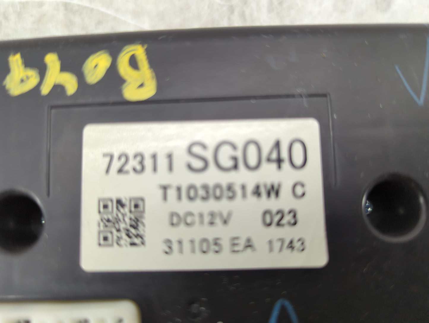 2015 Subaru Forester Climate Control Module Temperature AC/Heater Replacement P/N:72311SG040 T1030514W Fits OEM Used Auto Pa