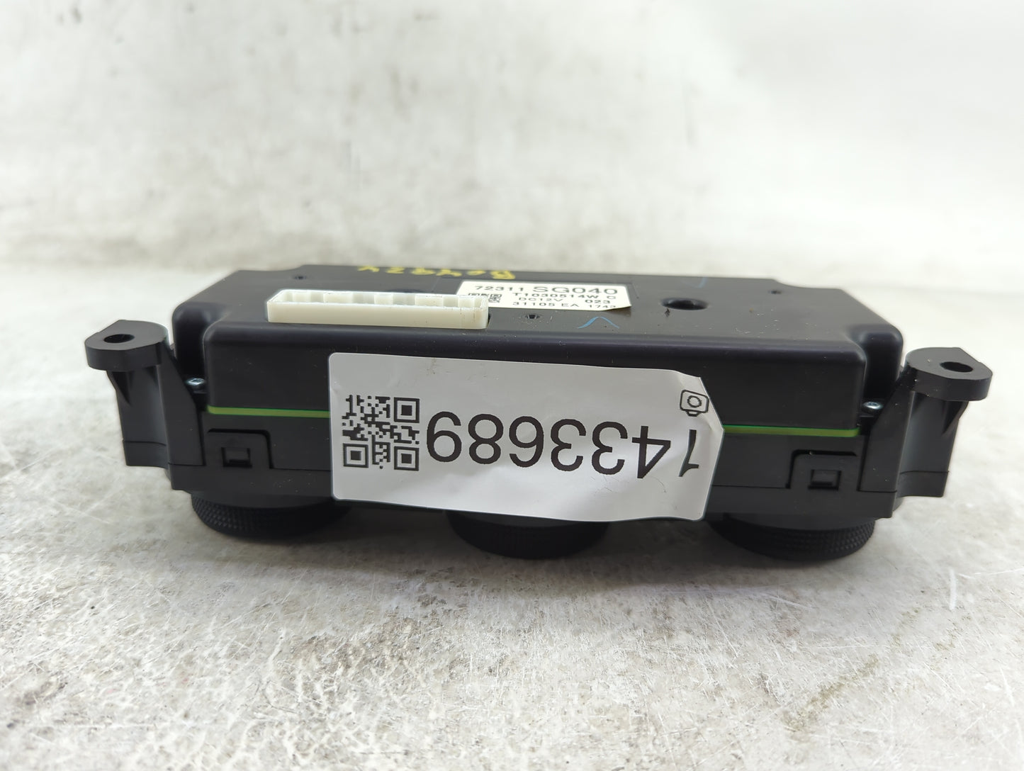 2015 Subaru Forester Climate Control Module Temperature AC/Heater Replacement P/N:72311SG040 T1030514W Fits OEM Used Auto Pa