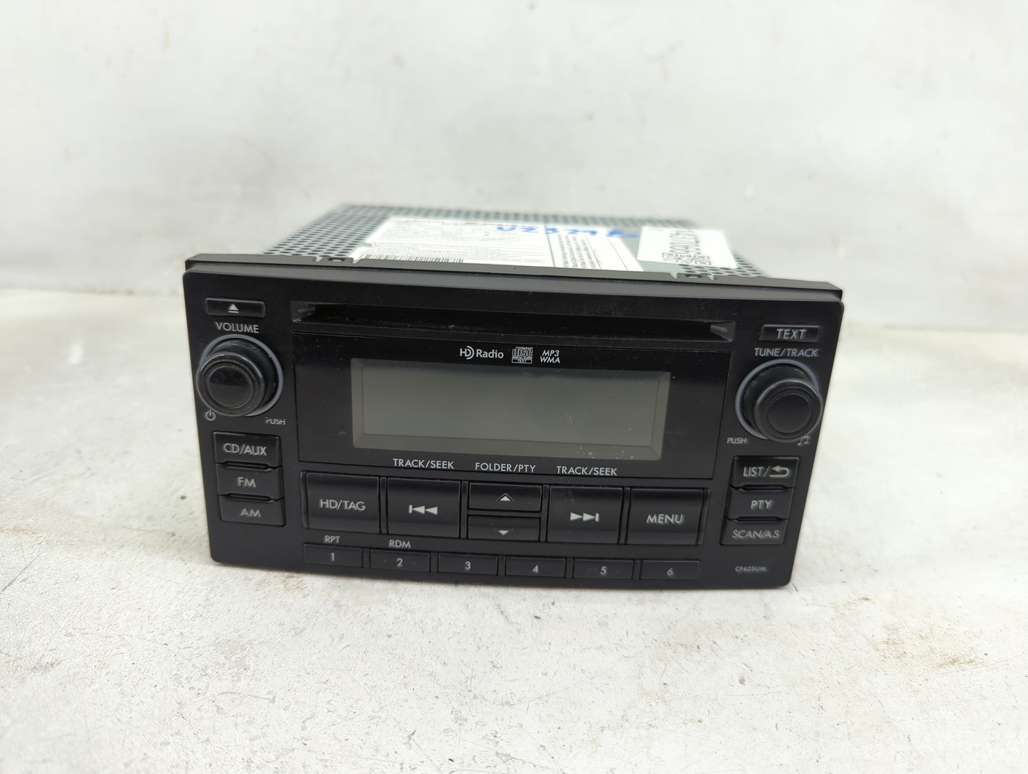 2015 Subaru Forester Radio AM FM Cd Player Receiver Replacement P/N:86201SG620 PF-3491, CF625UM Fits OEM Used Auto Parts - O