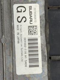 2015 Subaru Forester PCM Engine Control Computer ECU ECM PCU OEM P/N:22765AG973 DEF002-114 A1 5408 Fits OEM Used Auto Parts 