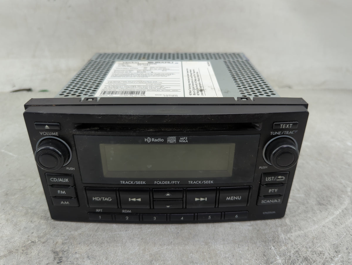 2015 Subaru Forester Information Radio Display Screen 1457085 - Oemusedautoparts1.com