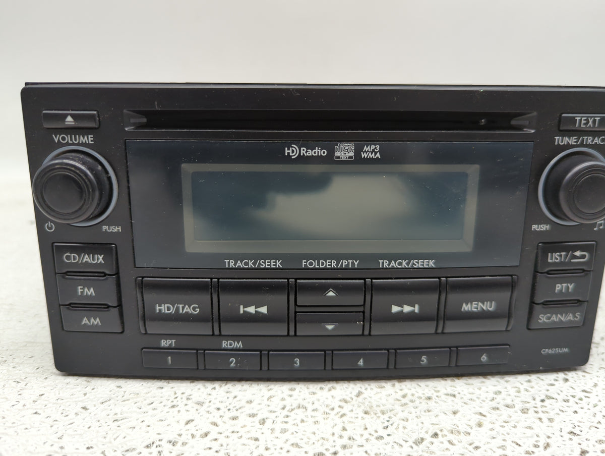 2014-2015 Subaru Forester Radio AM FM Cd Player Receiver Replacement P/N:86201SG620 Fits Fits 2014 2015 OEM Used Auto Parts 