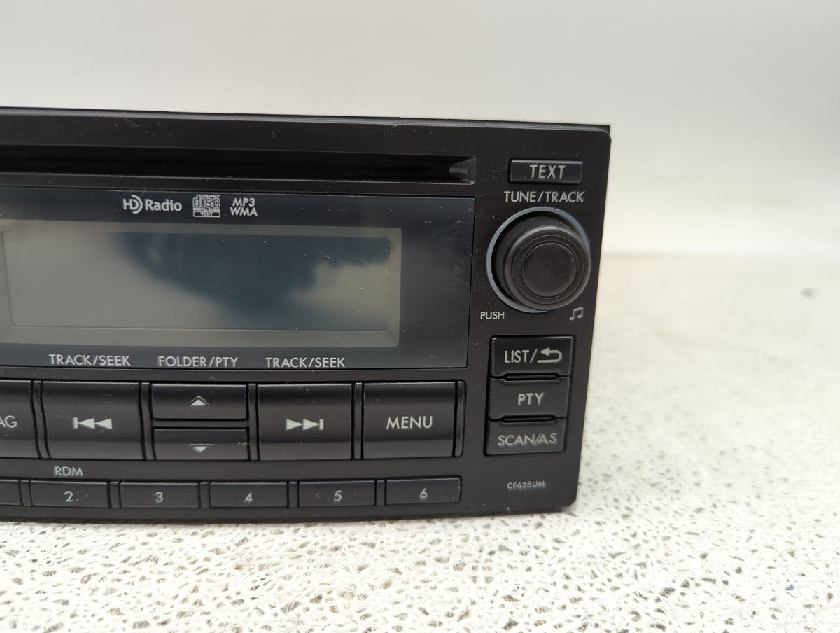 2014-2015 Subaru Forester Radio AM FM Cd Player Receiver Replacement P/N:86201SG620 Fits Fits 2014 2015 OEM Used Auto Parts 