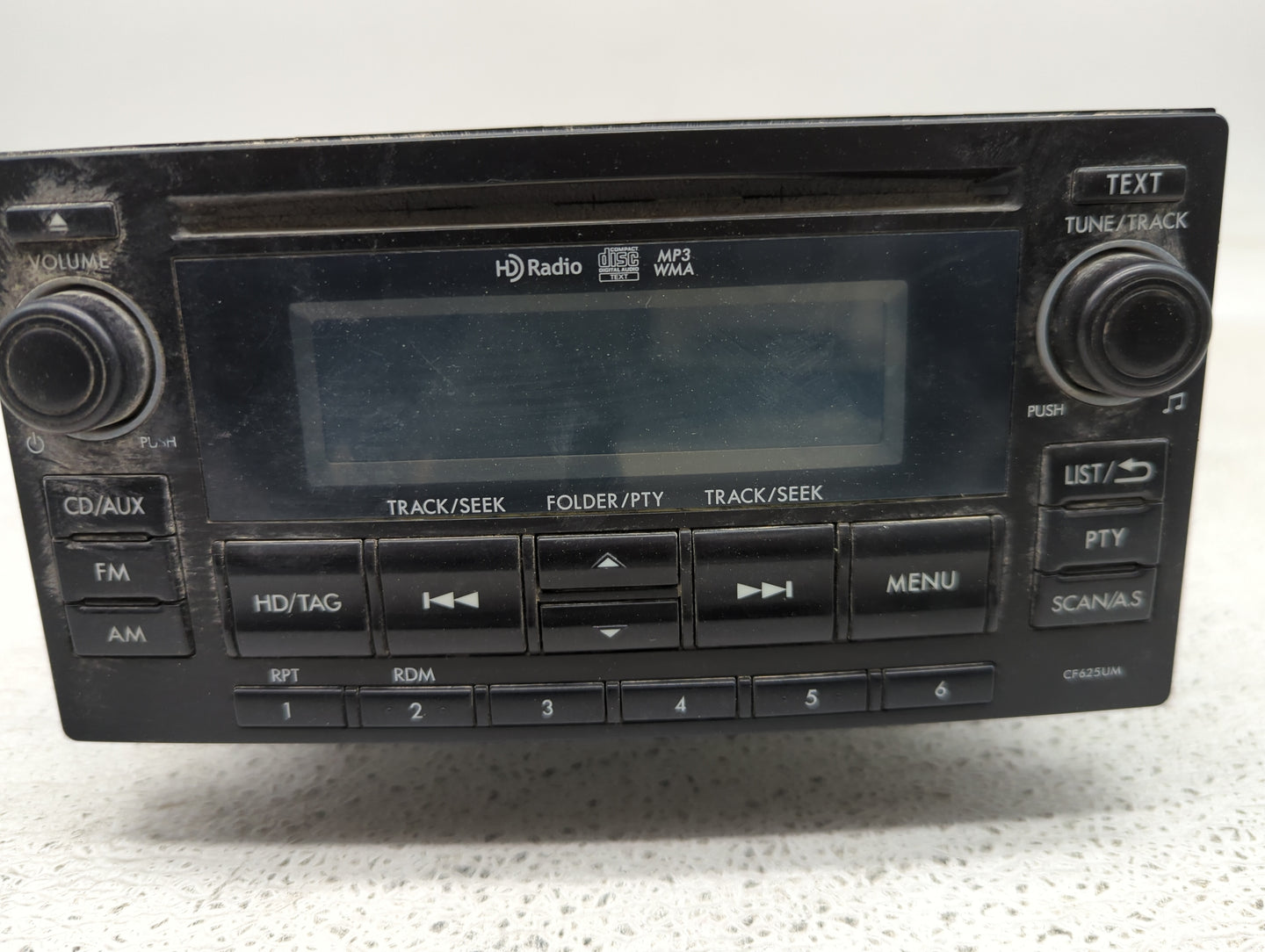 2015 Subaru Forester Radio AM FM Cd Player Receiver Replacement P/N:86201SG620 PF-3491, CF625UM Fits OEM Used Auto Parts - O