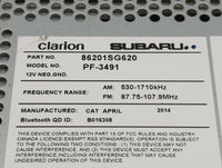2015 Subaru Forester Information Radio Display Screen 1457553 - Oemusedautoparts1.com
