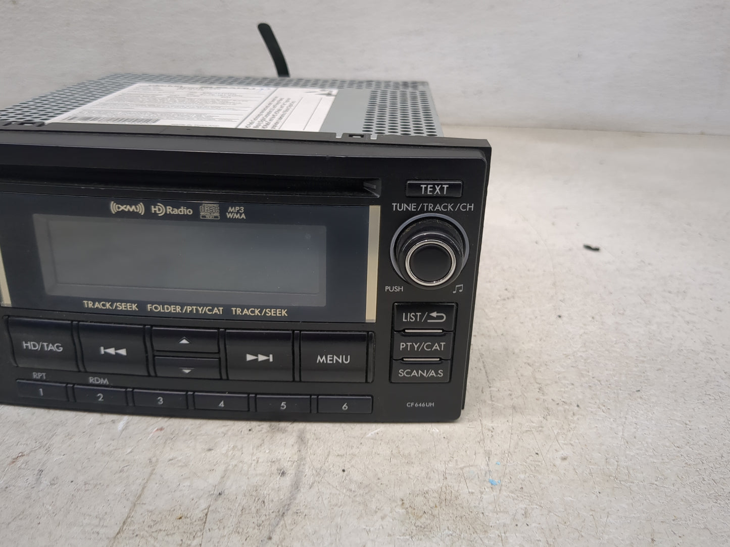 2015 Subaru Forester Radio AM FM Cd Player Receiver Replacement P/N:86201SG640 PF-3746, AX2PF3292 Fits OEM Used Auto Parts -