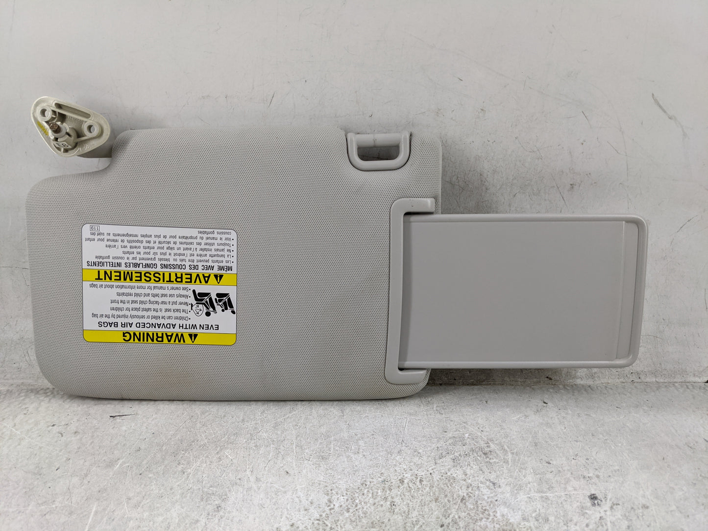 2014-2016 Subaru Forester Sun Visor Shade Replacement Passenger Right Mirror Fits Fits 2014 2015 2016 OEM Used Auto Parts - 