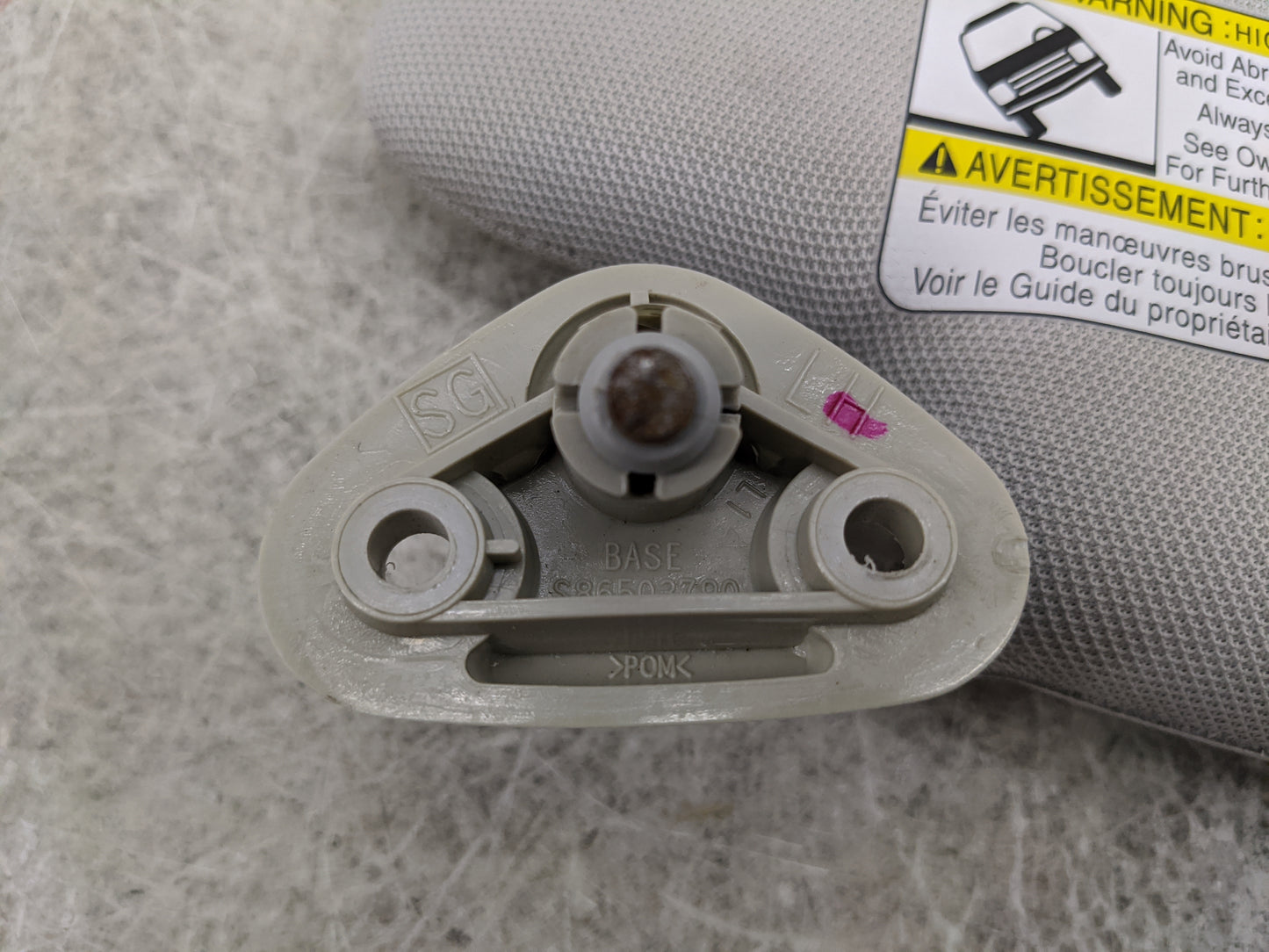 2015 Subaru Forester Sun Visor Shade Replacement Driver Left Mirror Fits OEM Used Auto Parts - Oemusedautoparts1.com