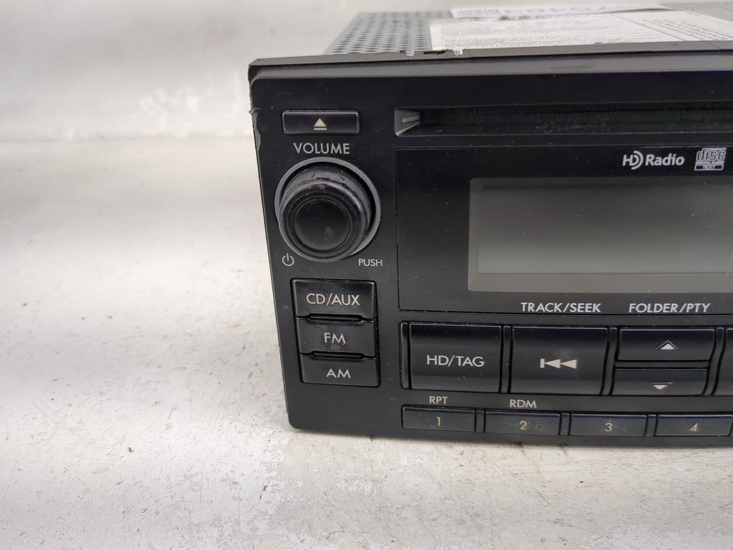 2015 Subaru Forester Radio AM FM Cd Player Receiver Replacement P/N:86201SG620 PF-3491, CF625UM Fits OEM Used Auto Parts - O
