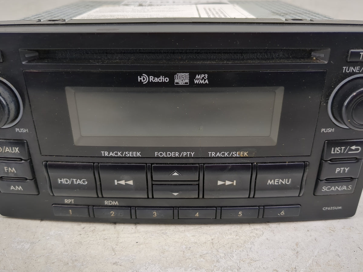 2014-2015 Subaru Forester Radio AM FM Cd Player Receiver Replacement P/N:86201SG620 PF-3491, CF625UM Fits Fits 2014 2015 OEM