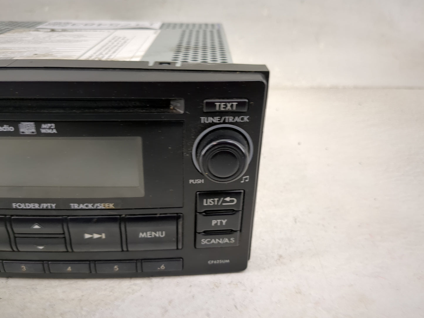 2015 Subaru Forester Radio AM FM Cd Player Receiver Replacement P/N:86201SG620 PF-3491, CF625UM Fits OEM Used Auto Parts - O