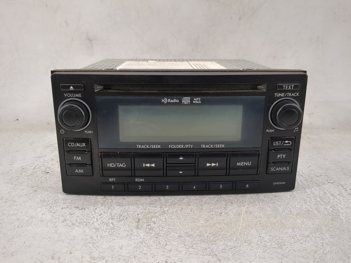 2014-2015 Subaru Forester Radio AM FM Cd Player Receiver Replacement P/N:86201SG620 PF-3491 Fits Fits 2014 2015 OEM Used Aut